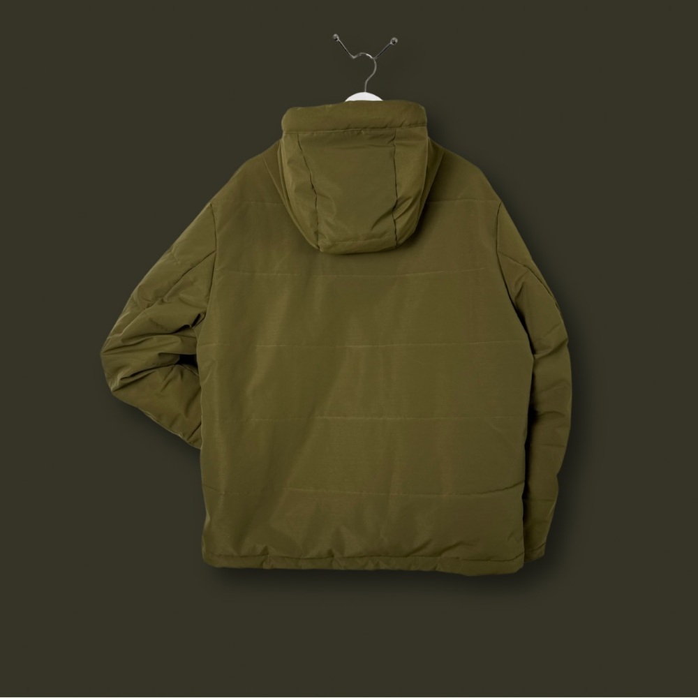 Zara Khaki Green Thick Jacket with Black Accent - Picture 2 of 4